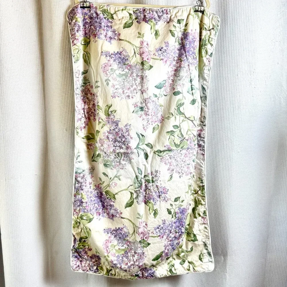 2 Vintage Lauren Ralph Lauren King Pillow Shams Cape Elizabeth Purple Lilac